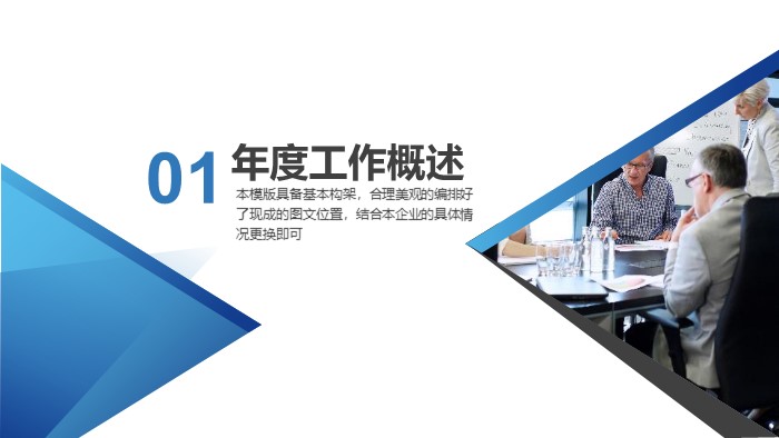 清新简洁大气职场晋升报告ppt模板