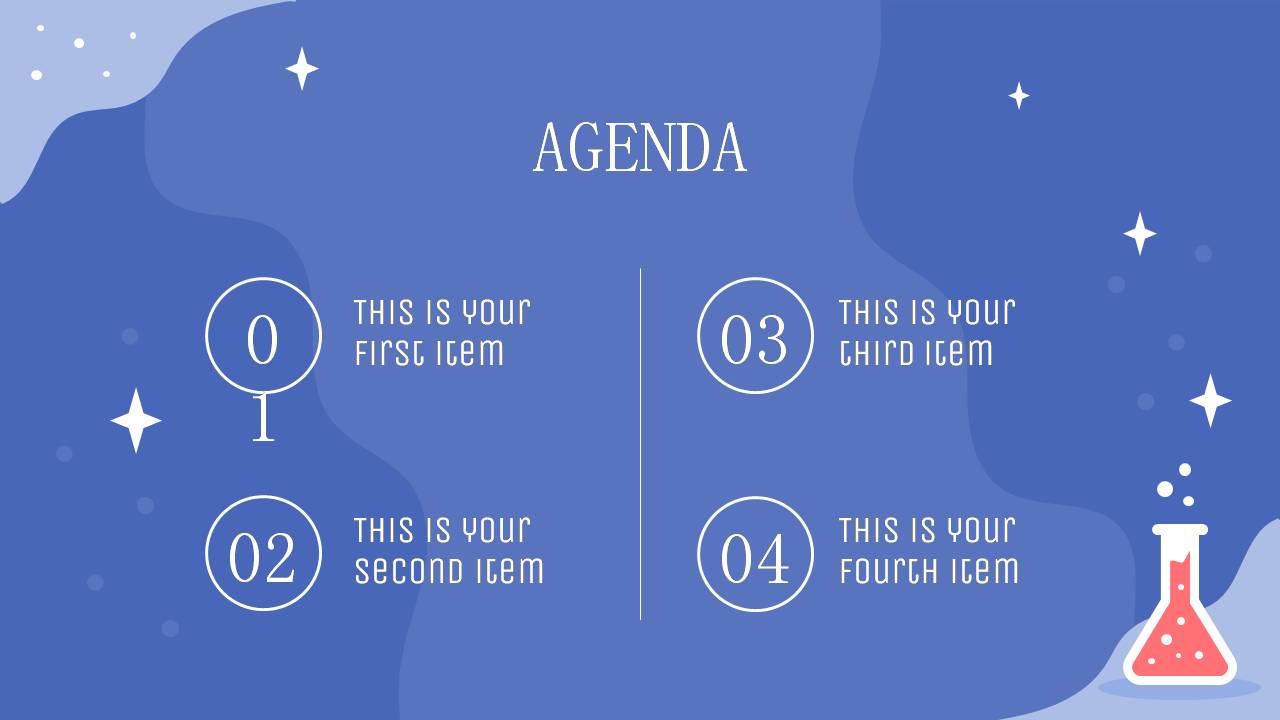 时尚简约大气实验室应聘ppt模板