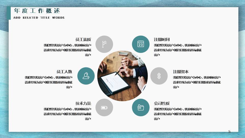 时尚简约大气员工述职报告ppt模板