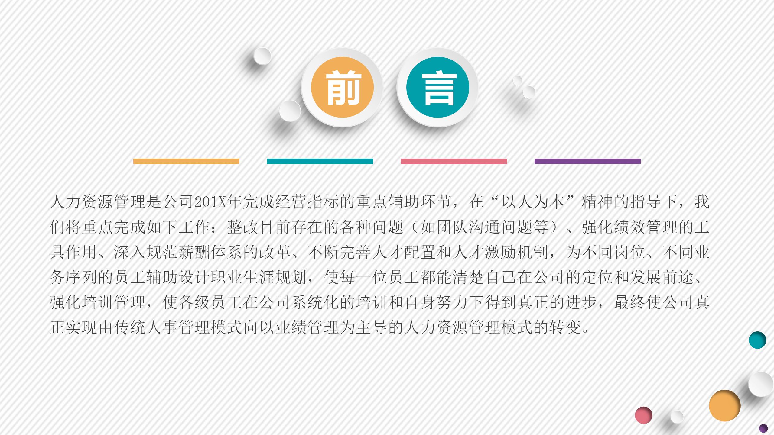 创意企业部门工作汇报ppt模板