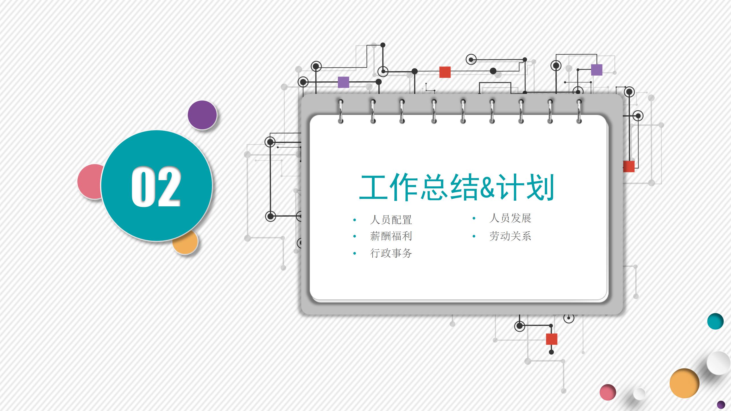 创意企业部门工作汇报ppt模板