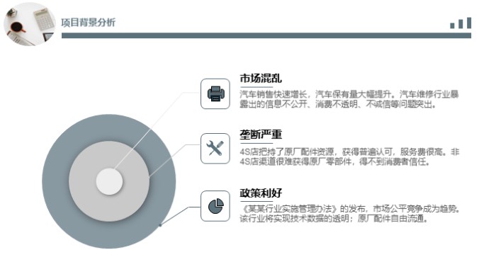 简洁时尚大气医院开发分享ppt模板