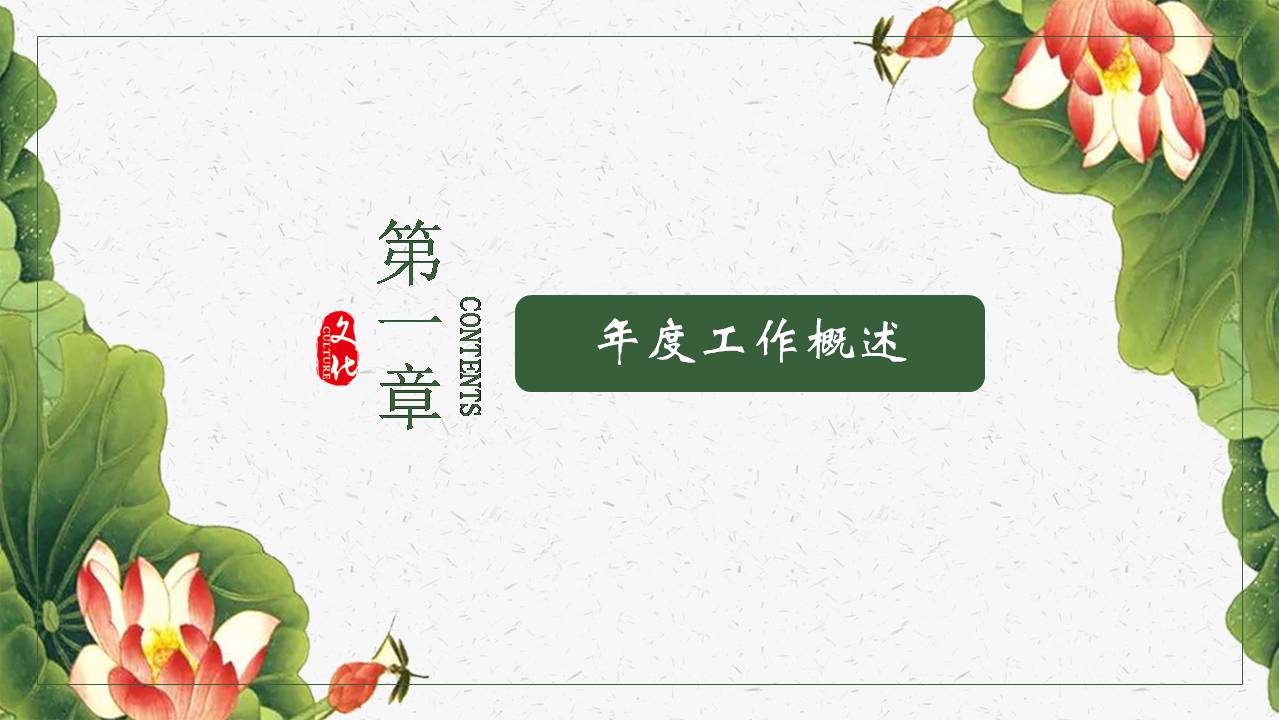 古风ppt模板文艺复古风ppt模板