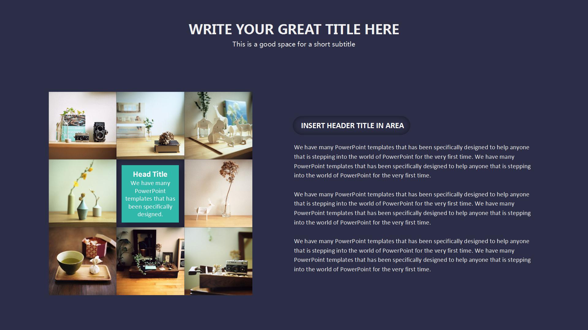 质感微立体年终工作汇报ppt模板