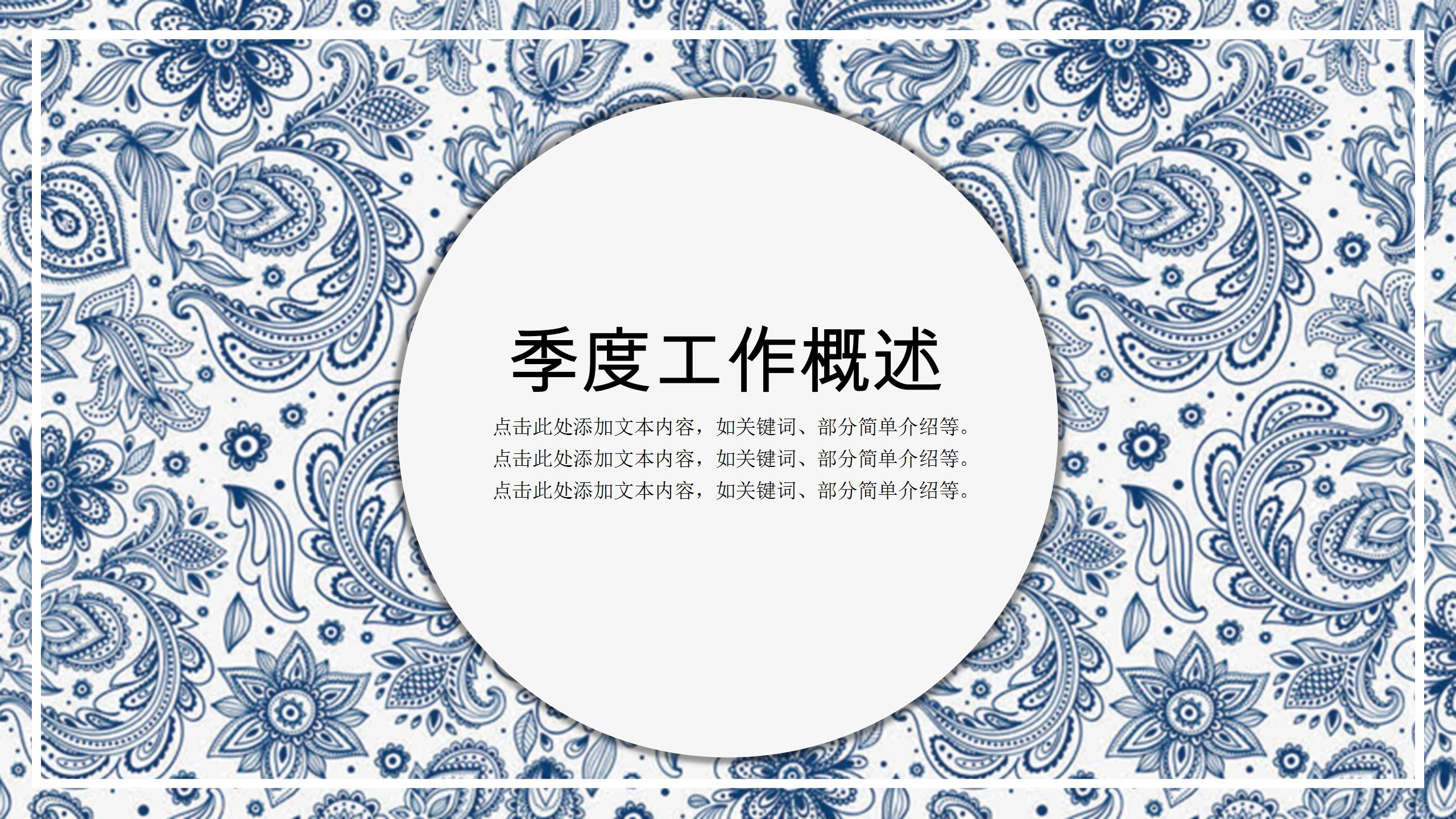 复古中国风商务ppt模板