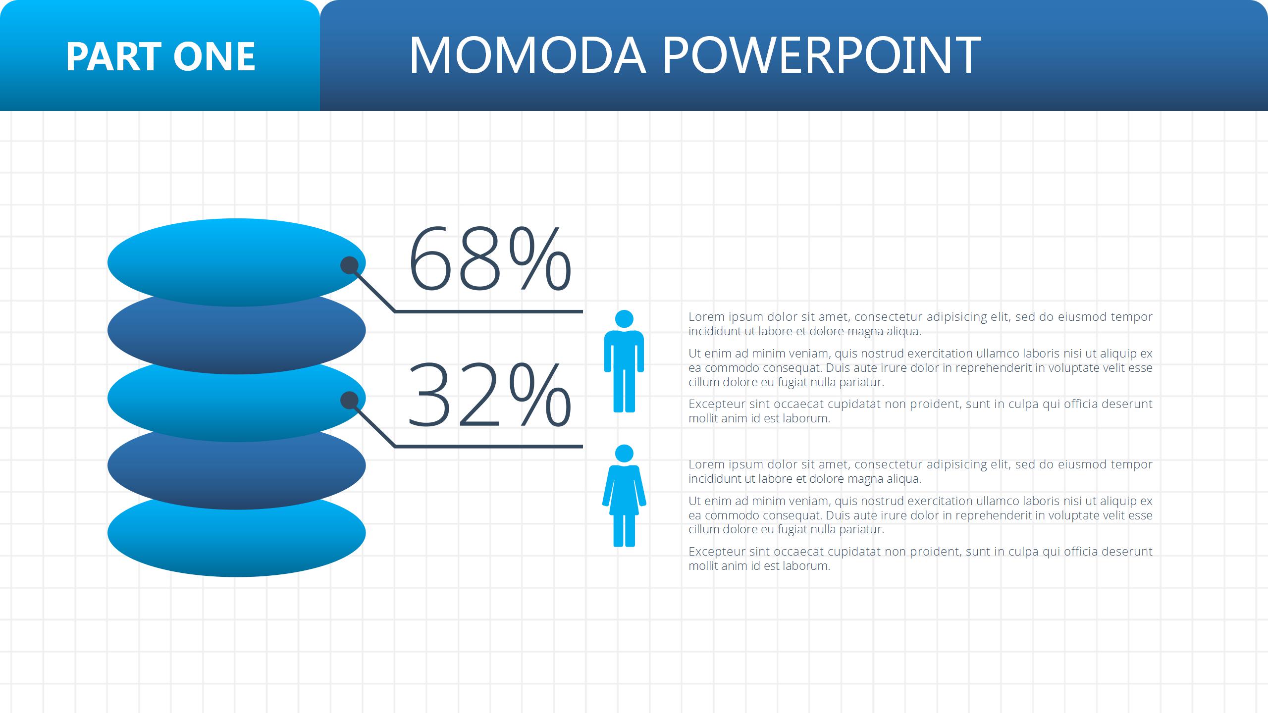 蓝色简约风企业汇报ppt模板