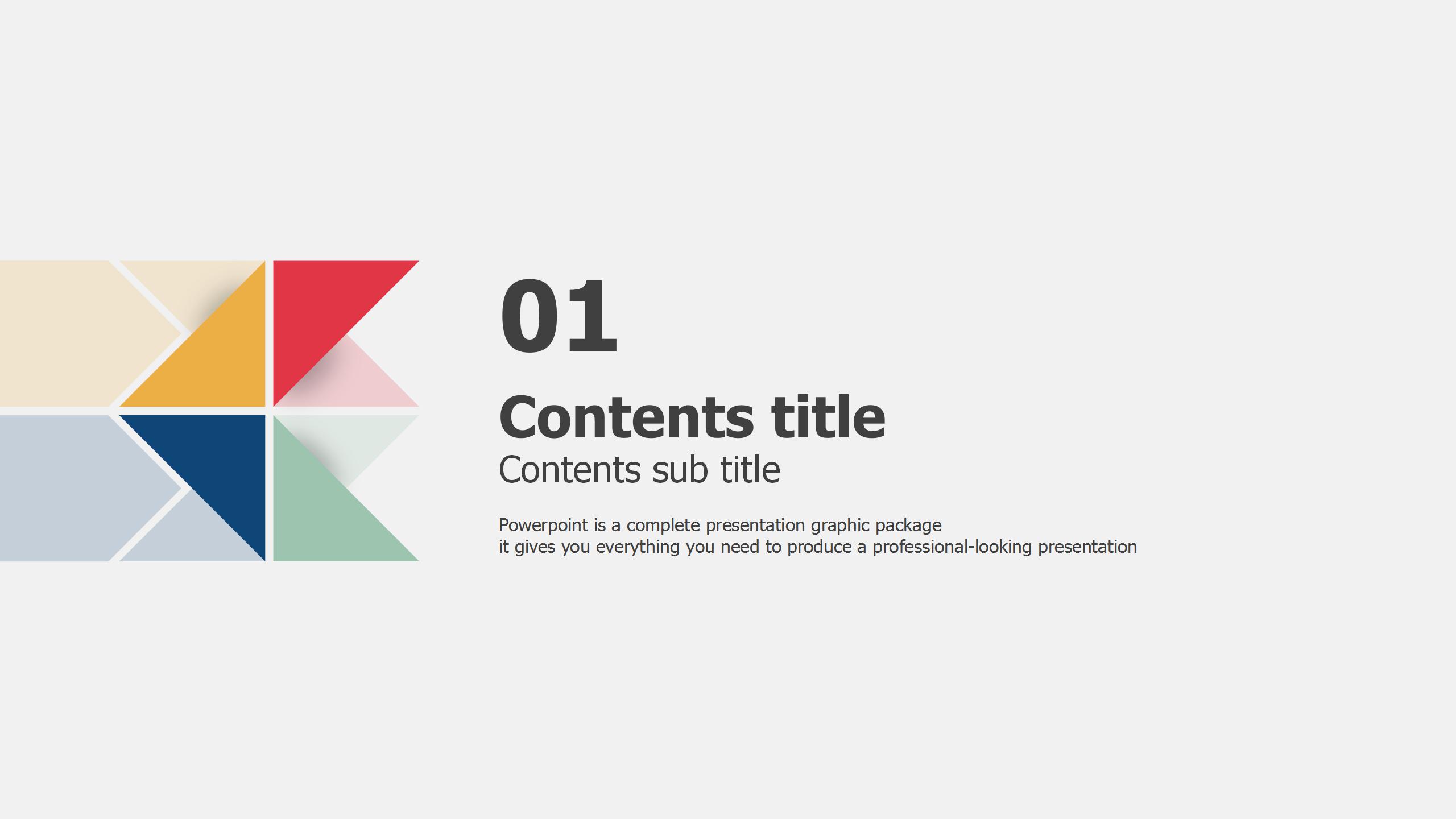 彩色简约财务汇报ppt模板