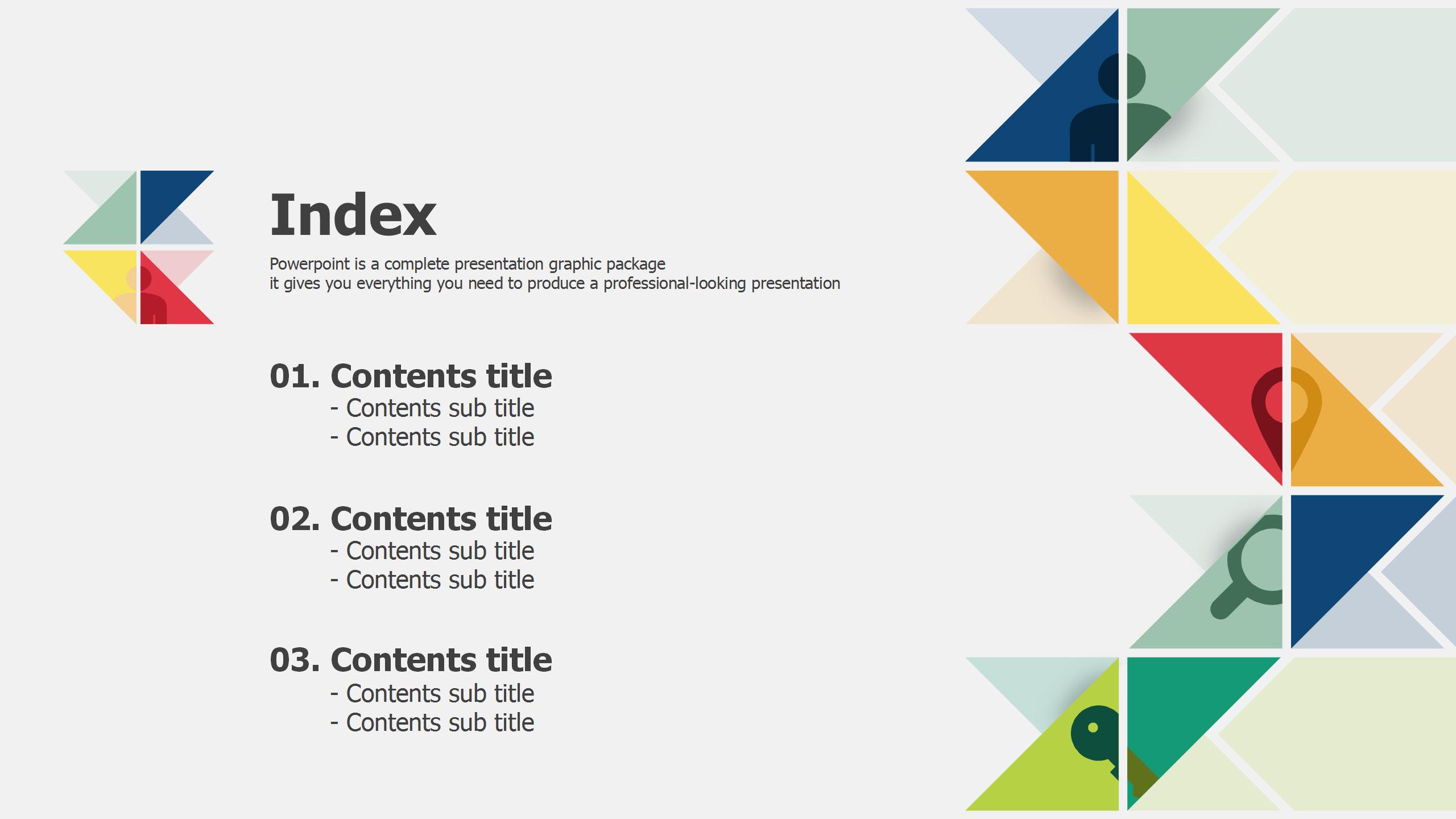 彩色简约财务汇报ppt模板