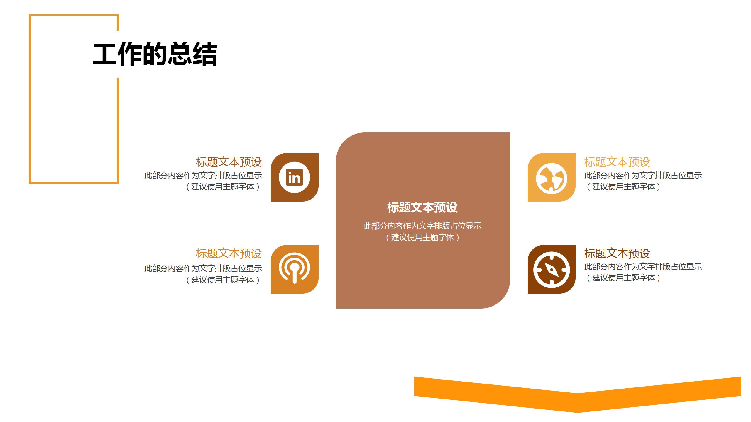 商务财务会计年终工作总结汇报PPT模板