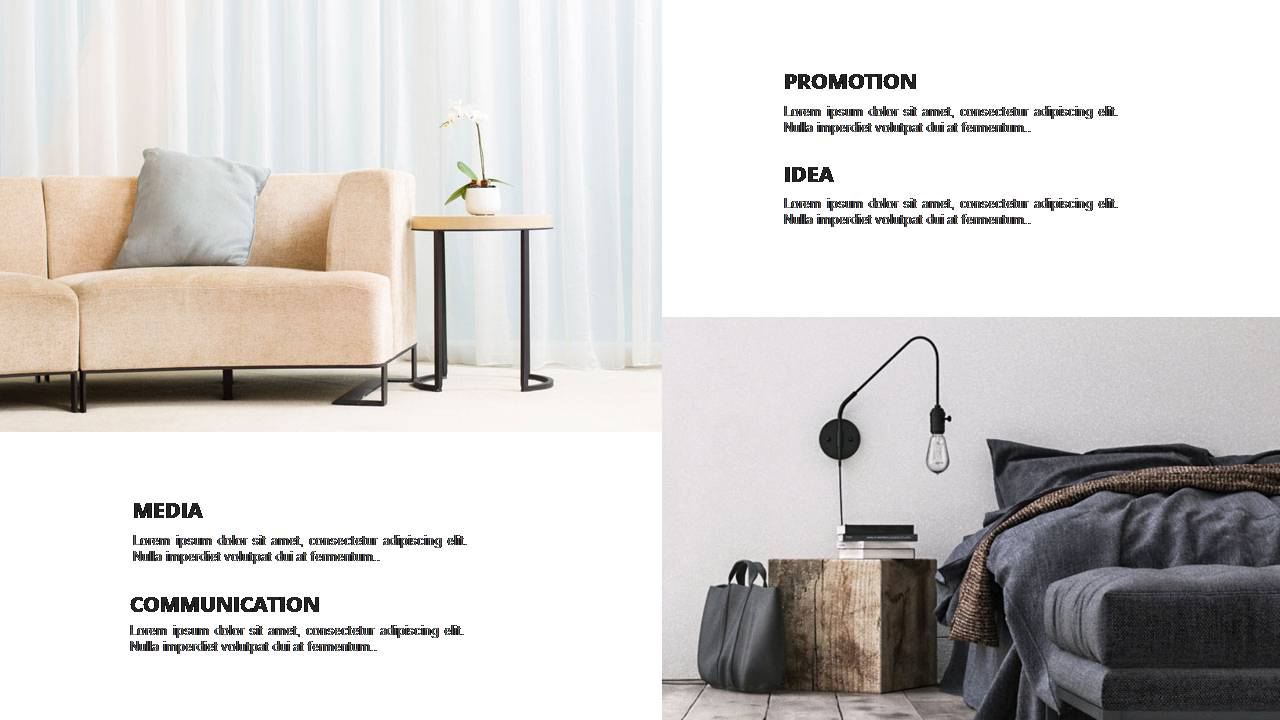 时尚简约大气室内设计说明ppt