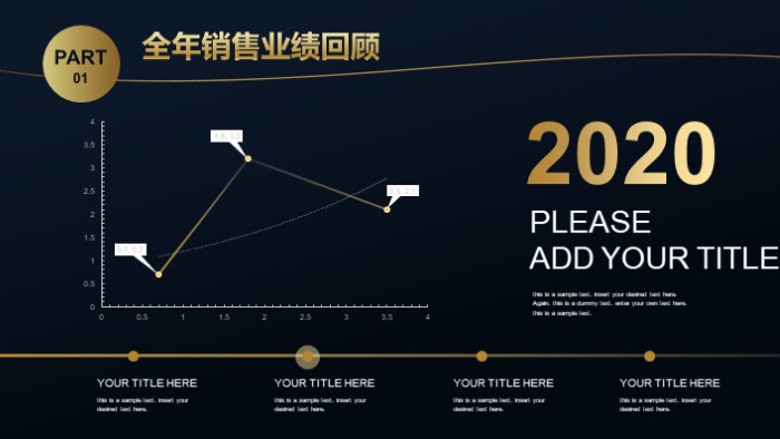 简洁大气时尚财务分析预算ppt模板
