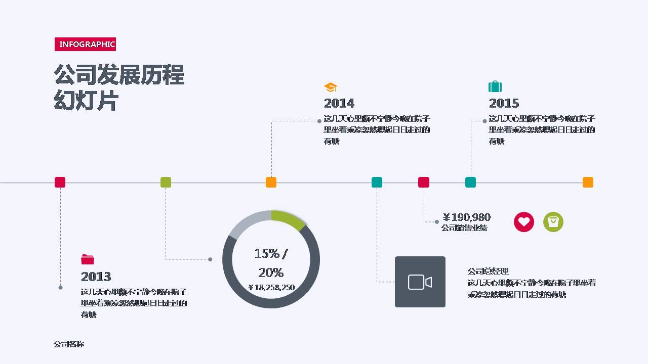 时尚简约大气国有企业介绍公司ppt模板