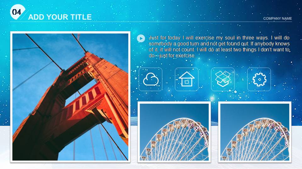 时尚简约大气星空ppt高清模板