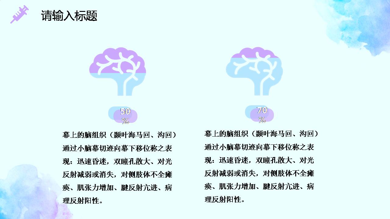 时尚简约大气医学医院风格ppt模板