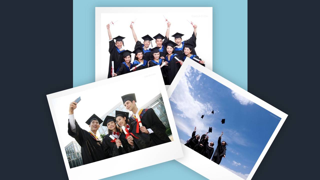 时尚简约大气国风毕业相册ppt模版