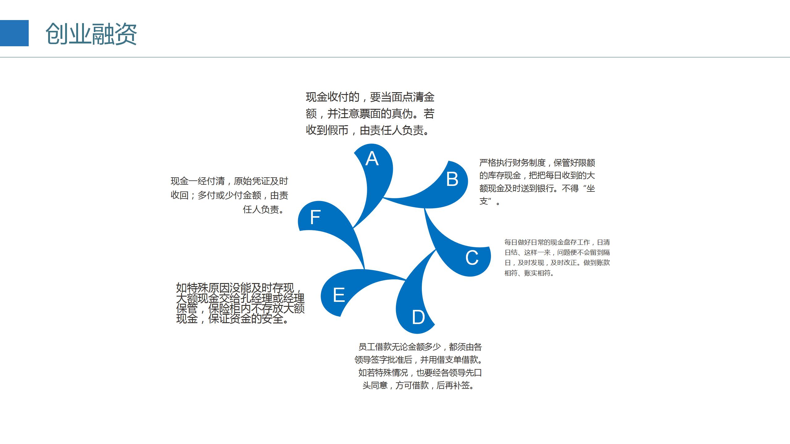 水墨风财务部出纳工作总结PPT模板