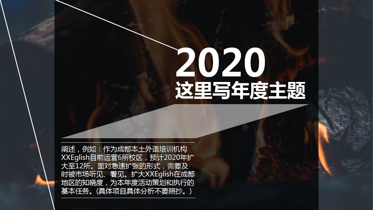 时尚简约大气公关活动策划ppt模板