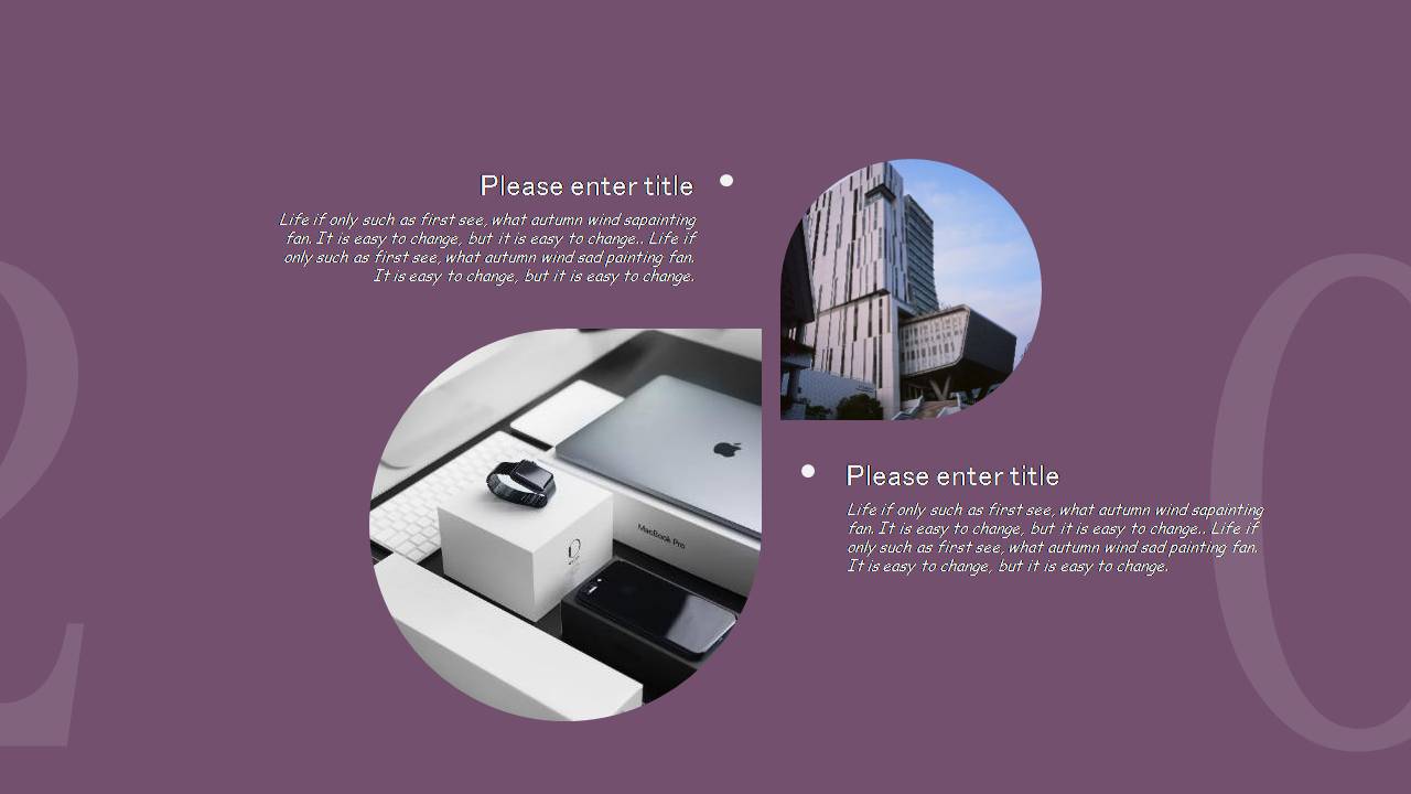 时尚简约大气高端欧美风工作总结ppt模板