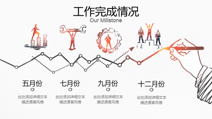 简洁大气时尚大学毕业相册ppt模板