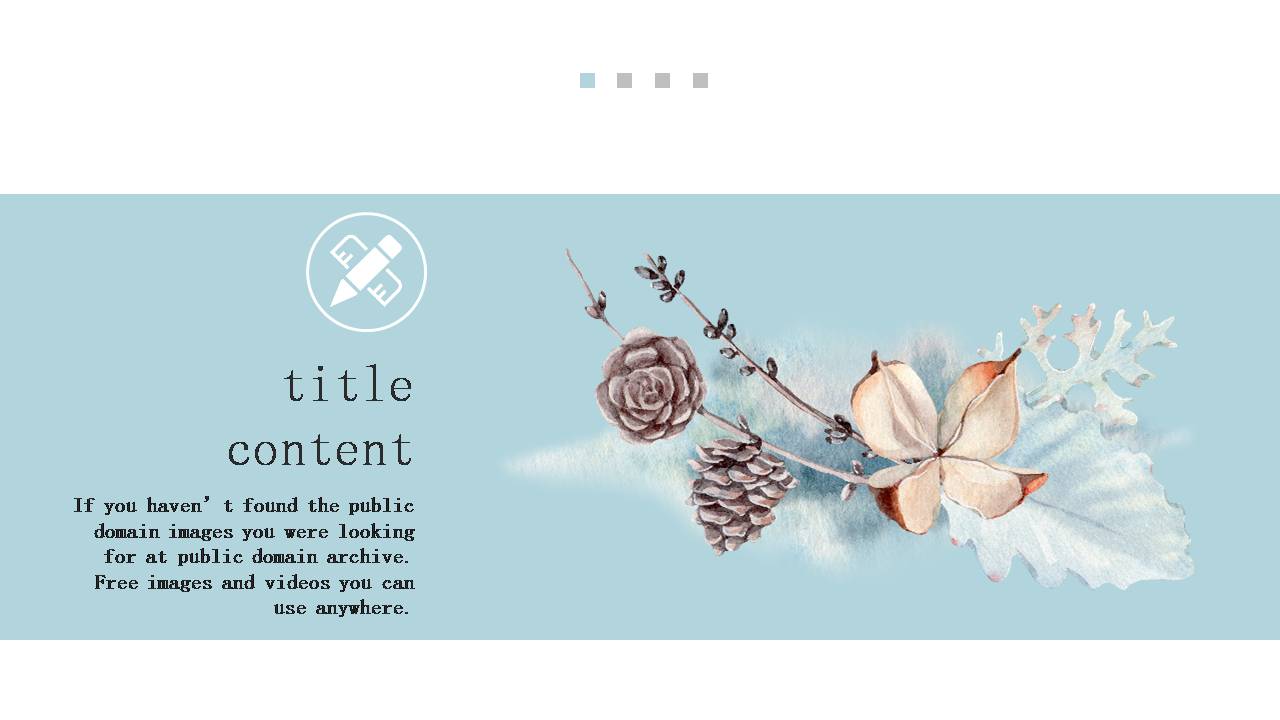 时尚简约大气水彩森林小鹿唯美设ppt模版