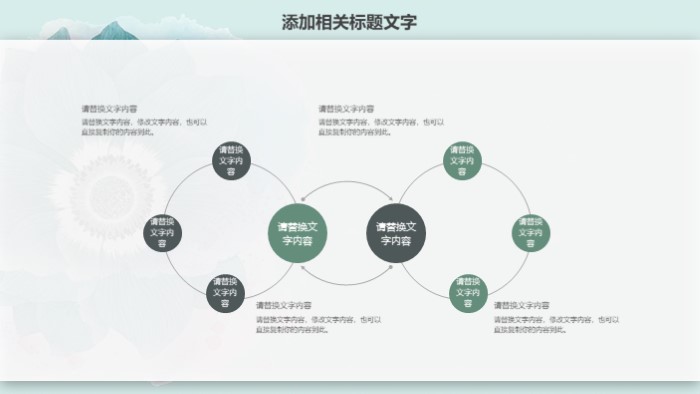 清新简洁大气初中综合素质评价ppt模板