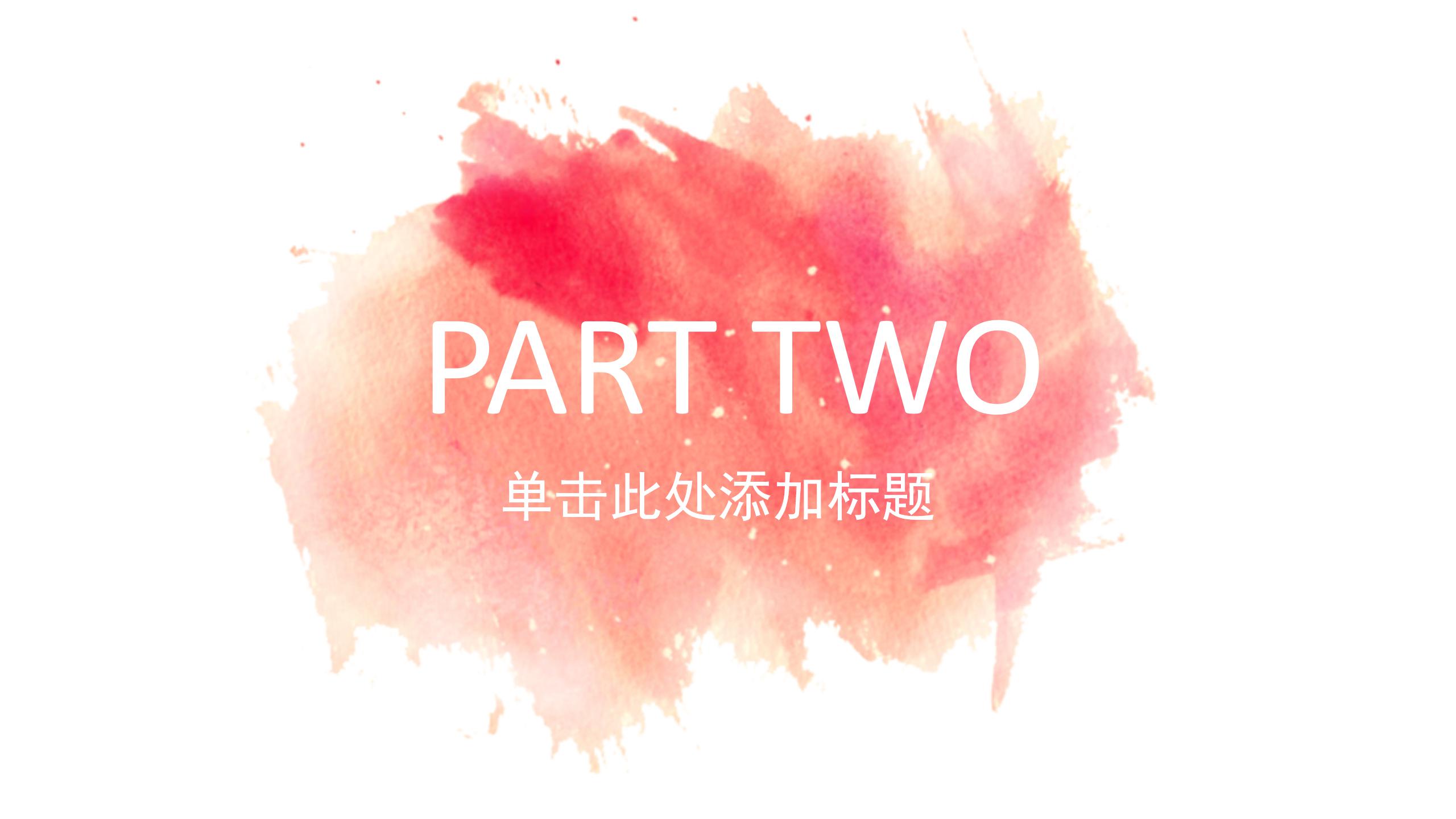 森系小清新竞聘ppt模板