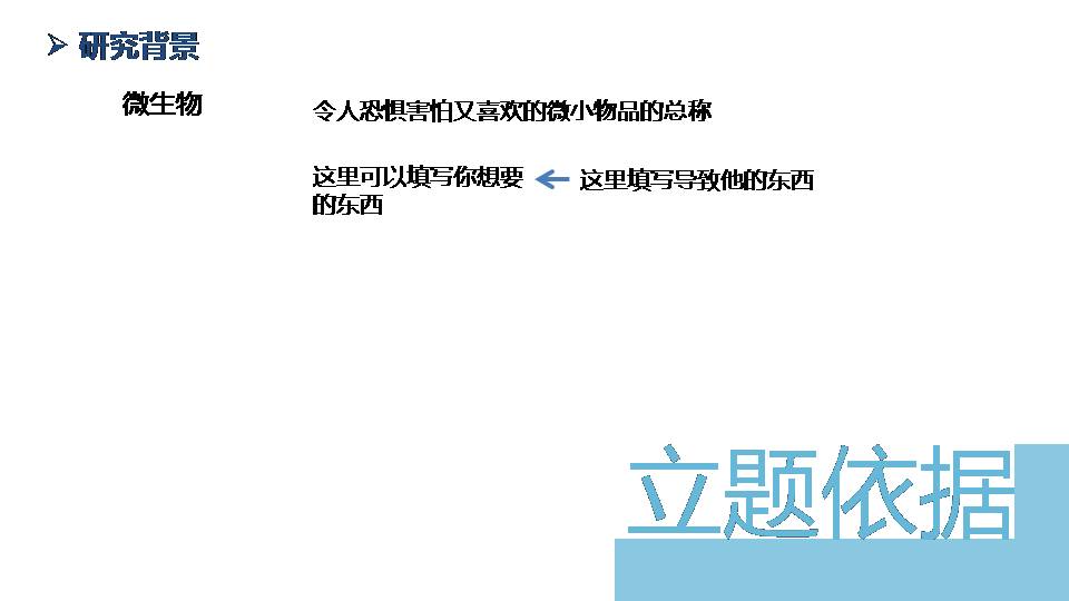 时尚简约大气微生物开题报告答辩ppt模板