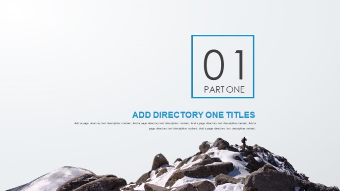 简洁时尚大气内部面试自我介绍ppt模板