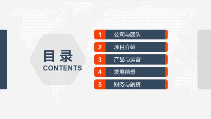 简洁大气清新科技产品宣传ppt模板