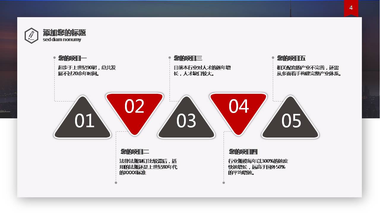 时尚简约大气ppt工作汇报模板