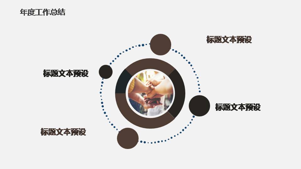 时尚简约大气极简年度工作汇报ppt