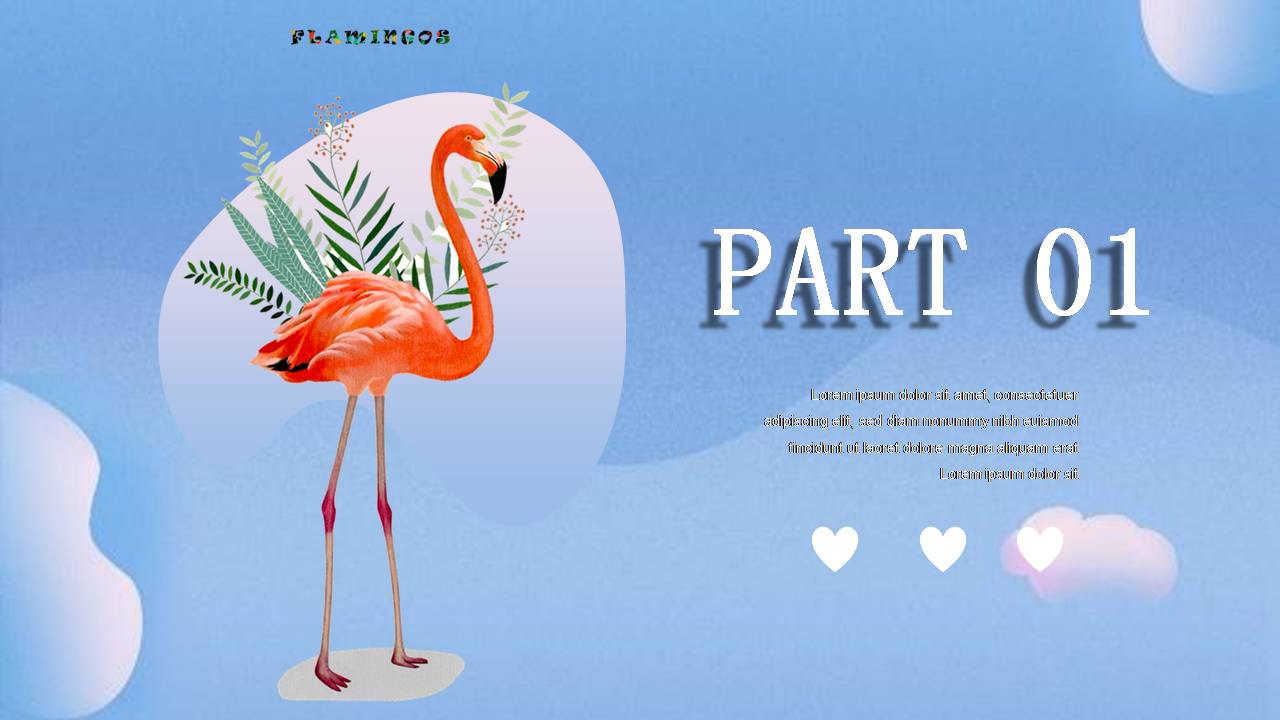 时尚简约大气你好夏天ppt模板