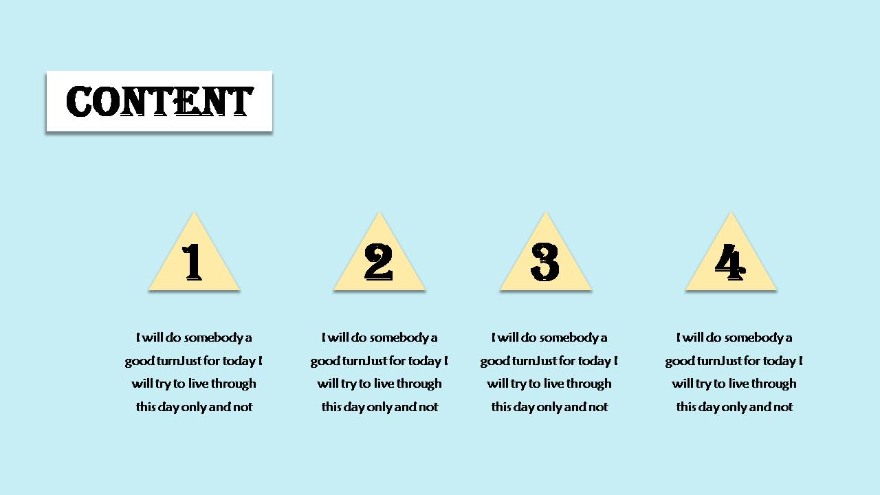 时尚简约大气卡通简洁PPT模板 