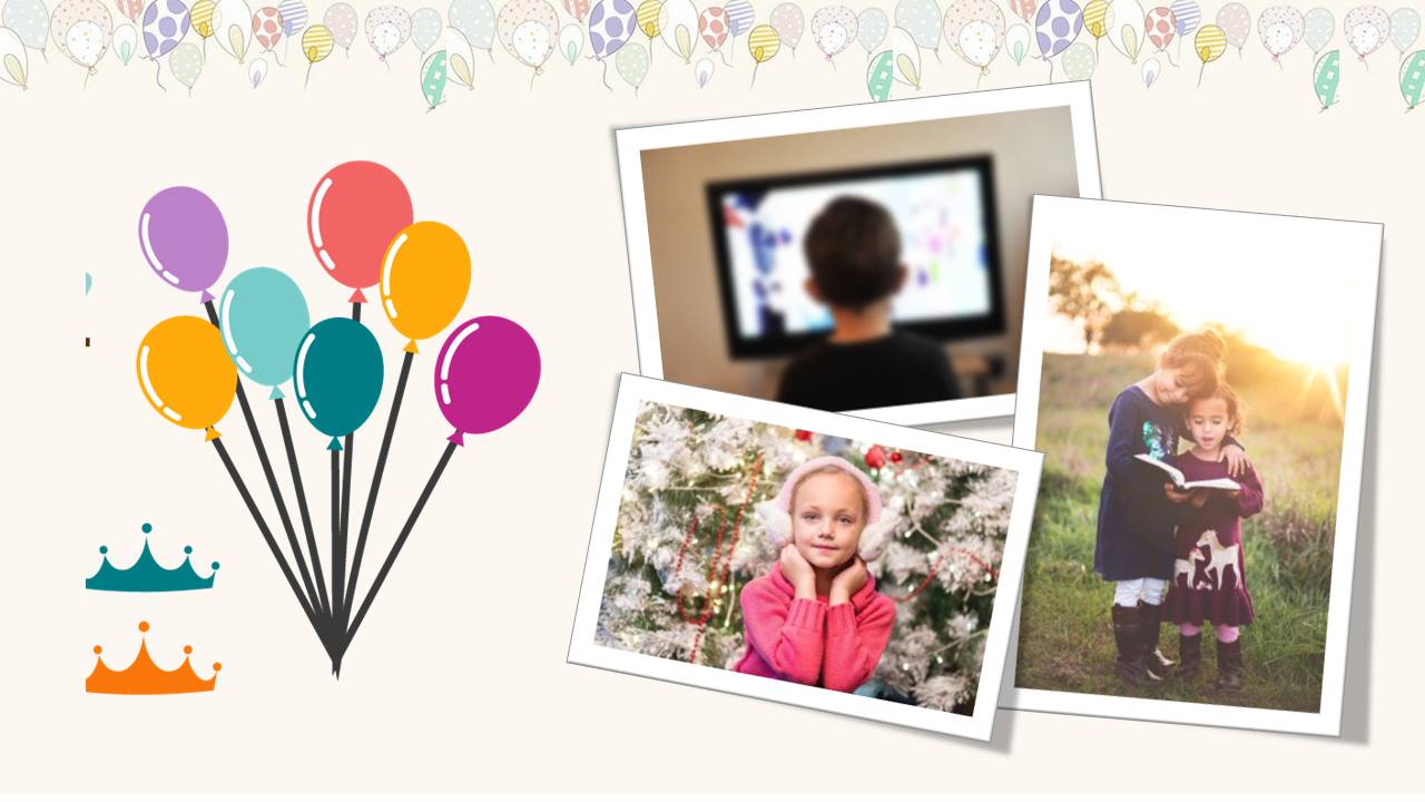 时尚简约大气生日会ppt模板