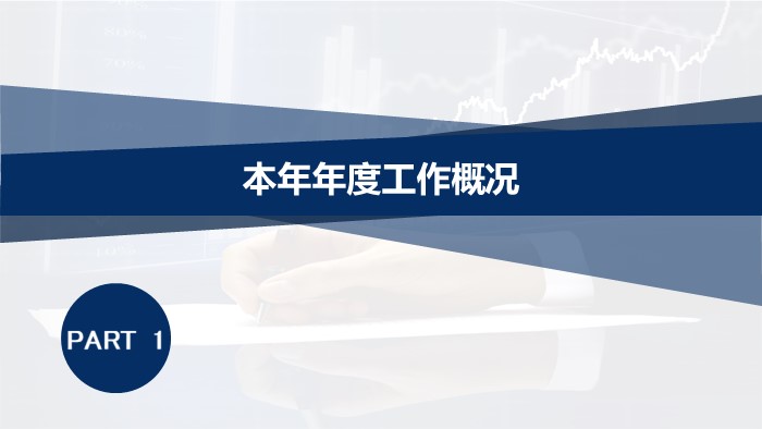 清新简洁大气财务培训预算ppt模板