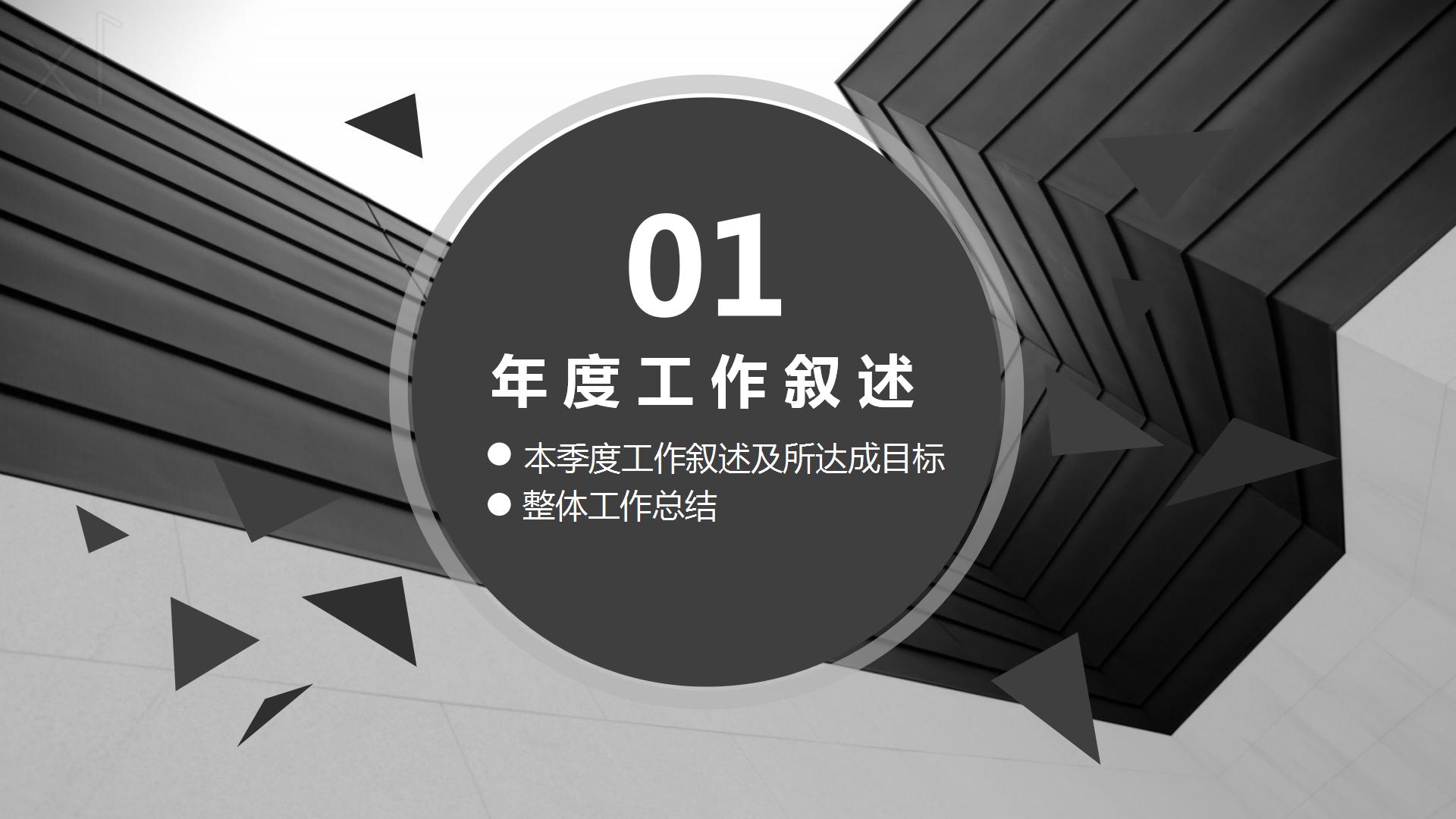 黑色沉稳学生会各部门工作总结ppt模板