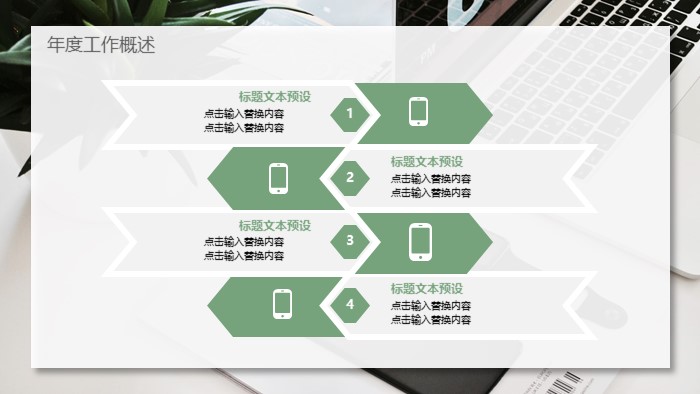 简洁大气清新创业产品介绍ppt模板