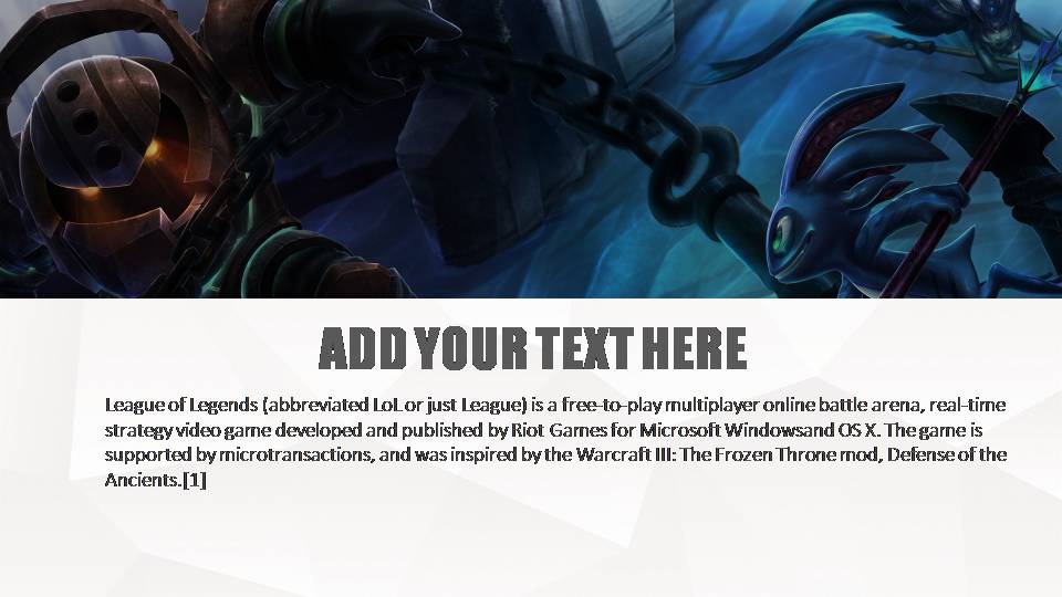 时尚高级大气游戏项目介绍ppt模板