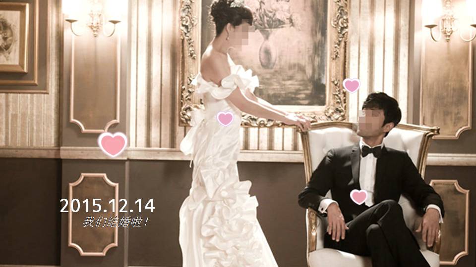 时尚简约浪漫婚礼策划工作分解ppt模板