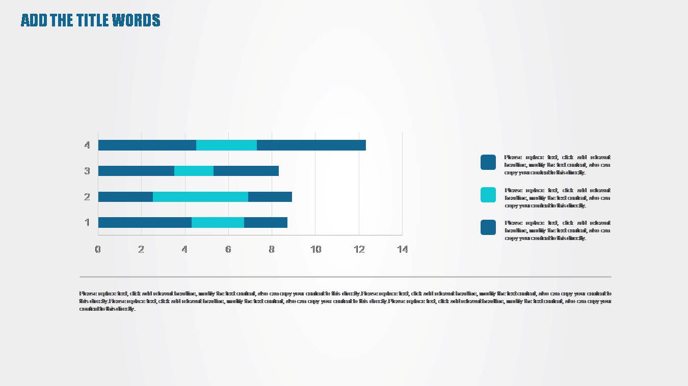 时尚简约大气蓝色扁平化ppt模板