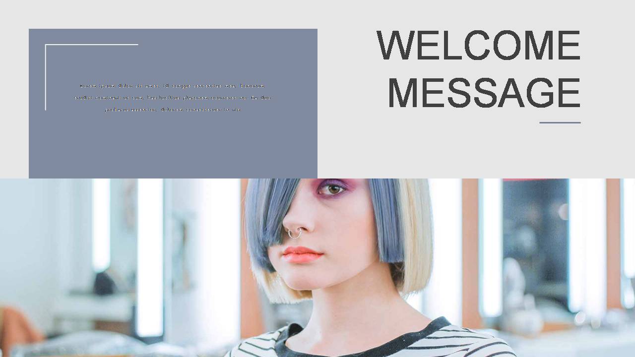 时尚简约大气服装作品展示ppt模板