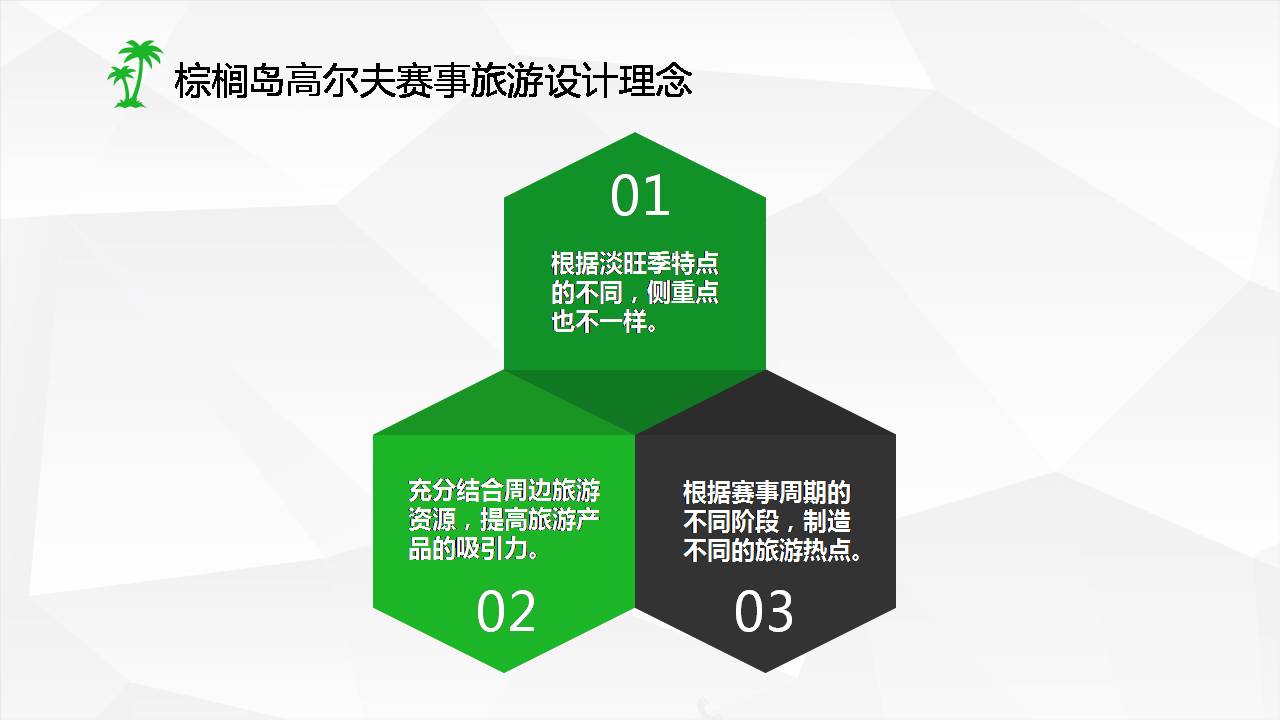 时尚清新淡雅旅游景点项目ppt模板