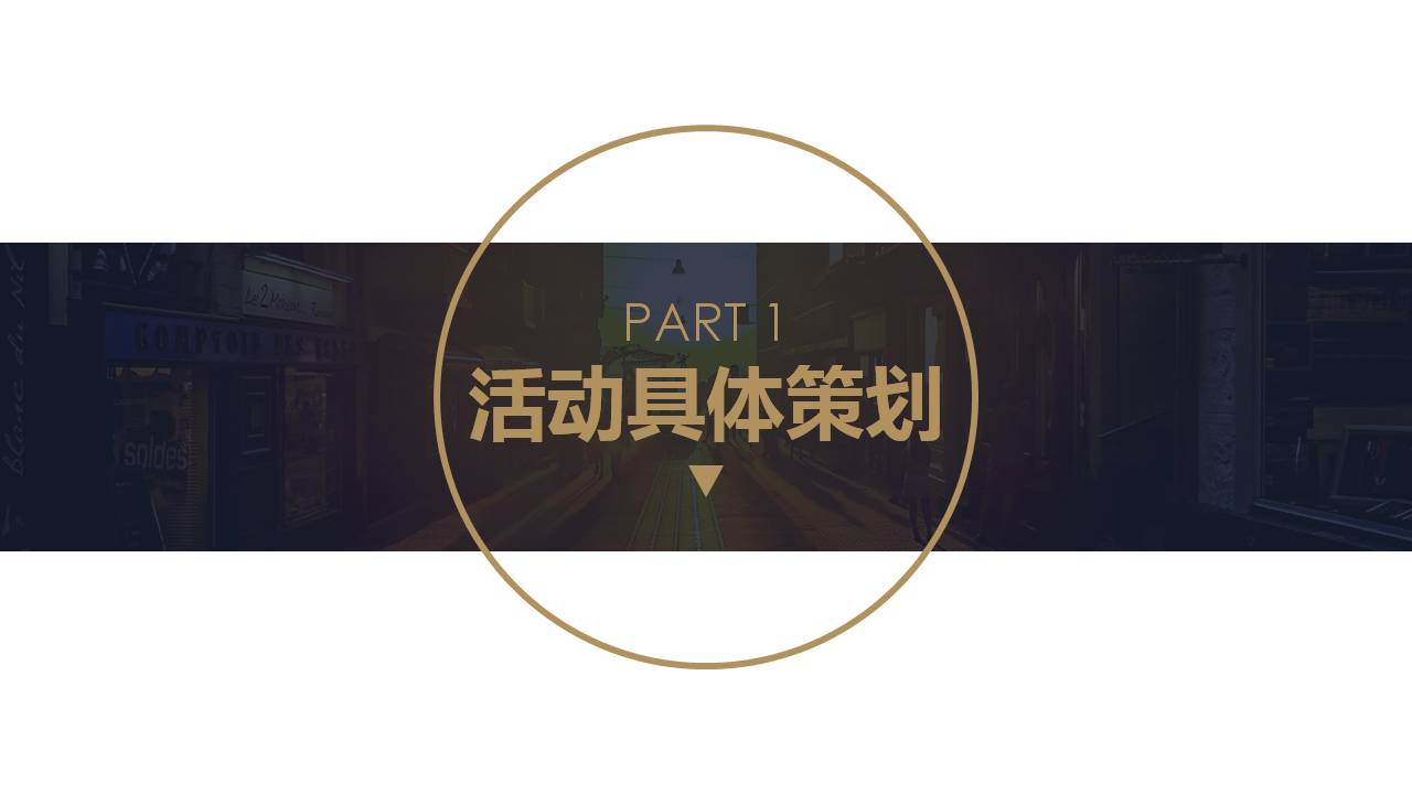 时尚简约大气黑金商务策划案ppt模板