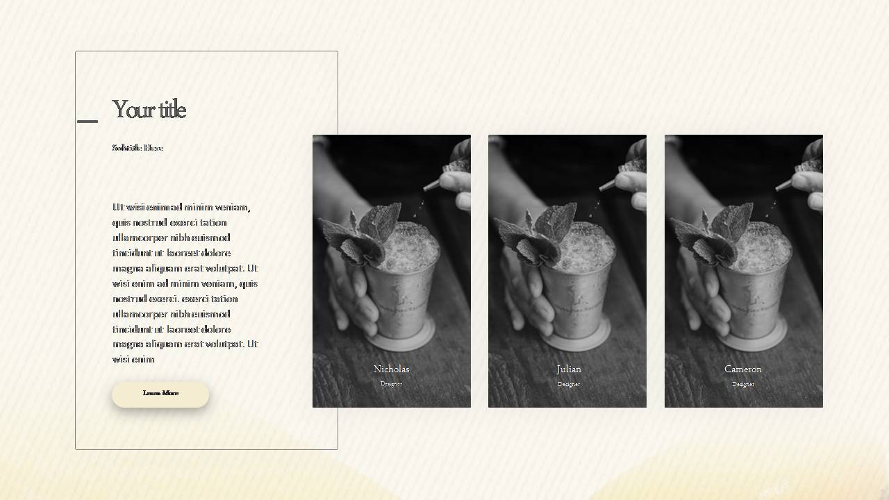 时尚简约大气极简线条圆形商务ppt模板