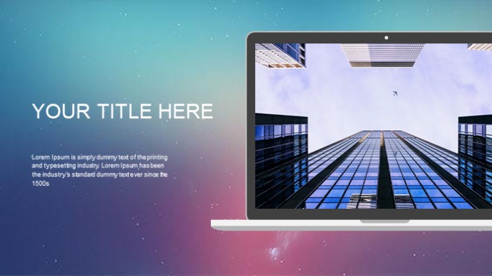 简洁清新大气精美目录ppt模板