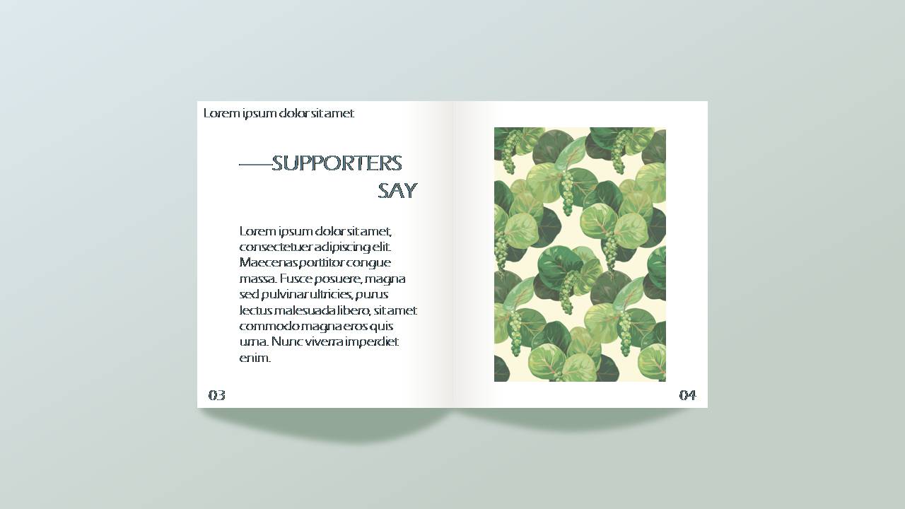 时尚简约大气创意书本ppt