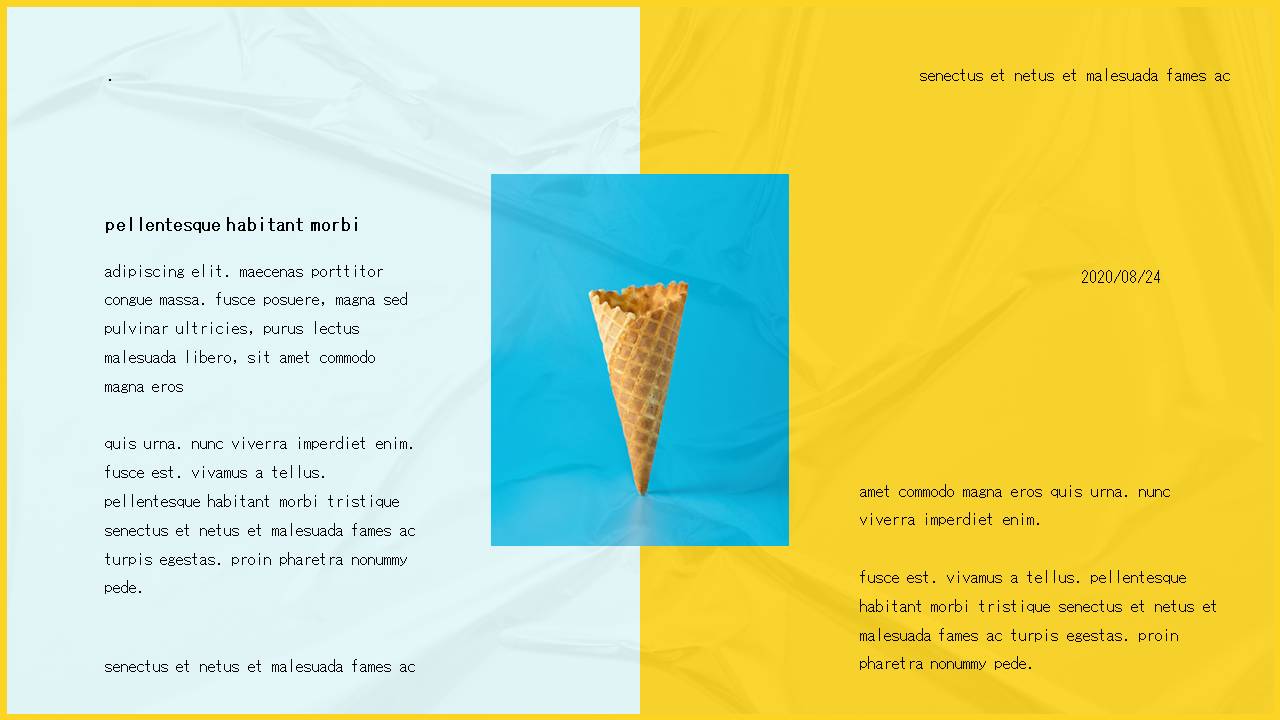 时尚清新简约超好看的柠檬主题ppt模板