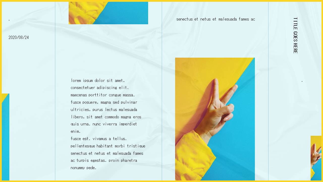 时尚清新简约超好看的柠檬主题ppt模板