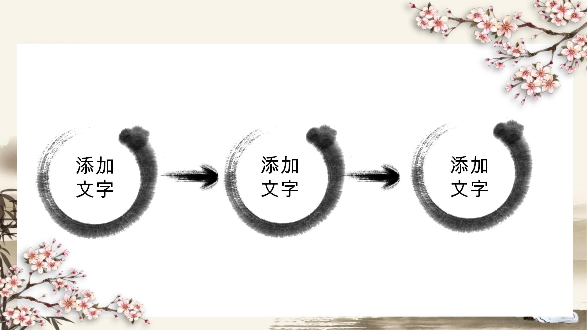 古典中国风道德讲堂ppt模板