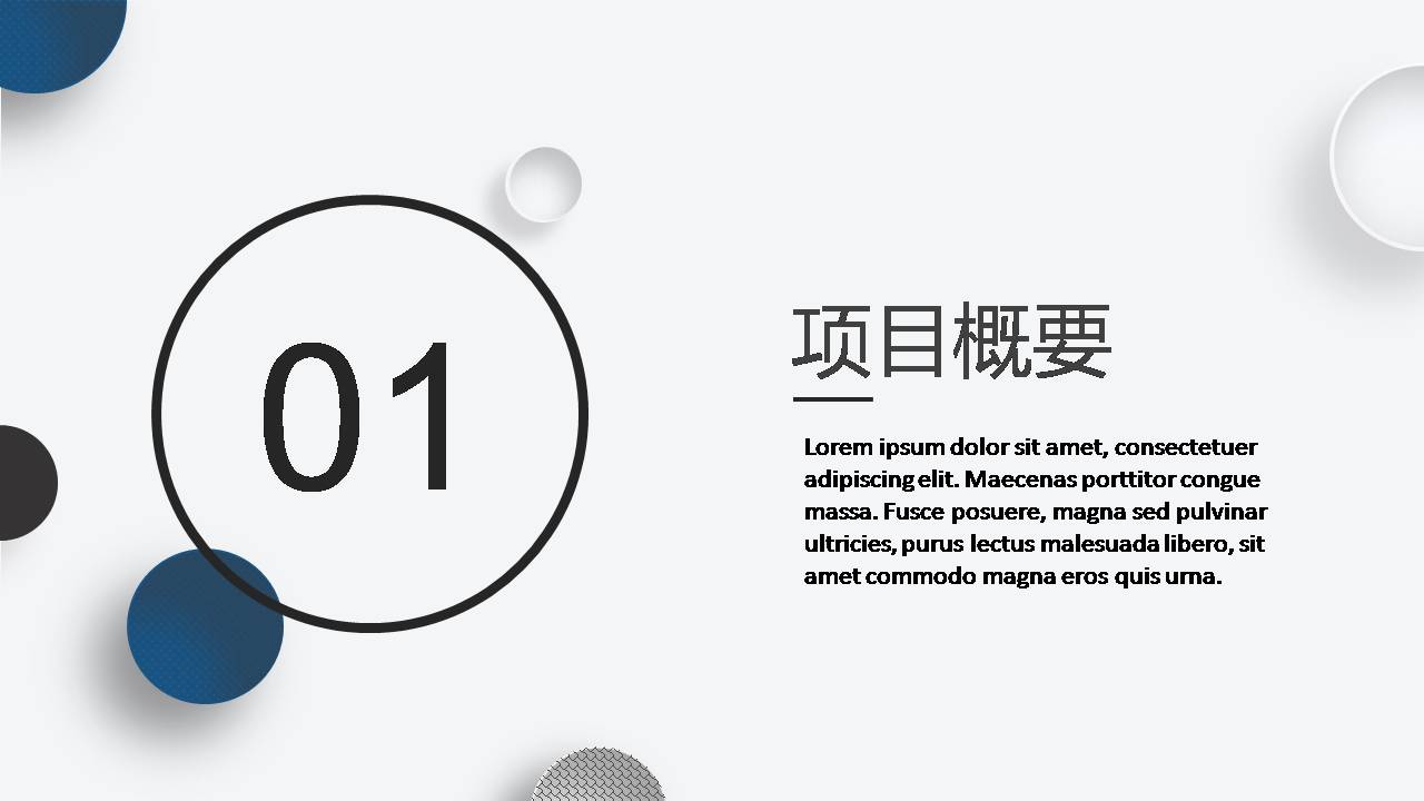 时尚简约大气泡泡融资计划书ppt模板